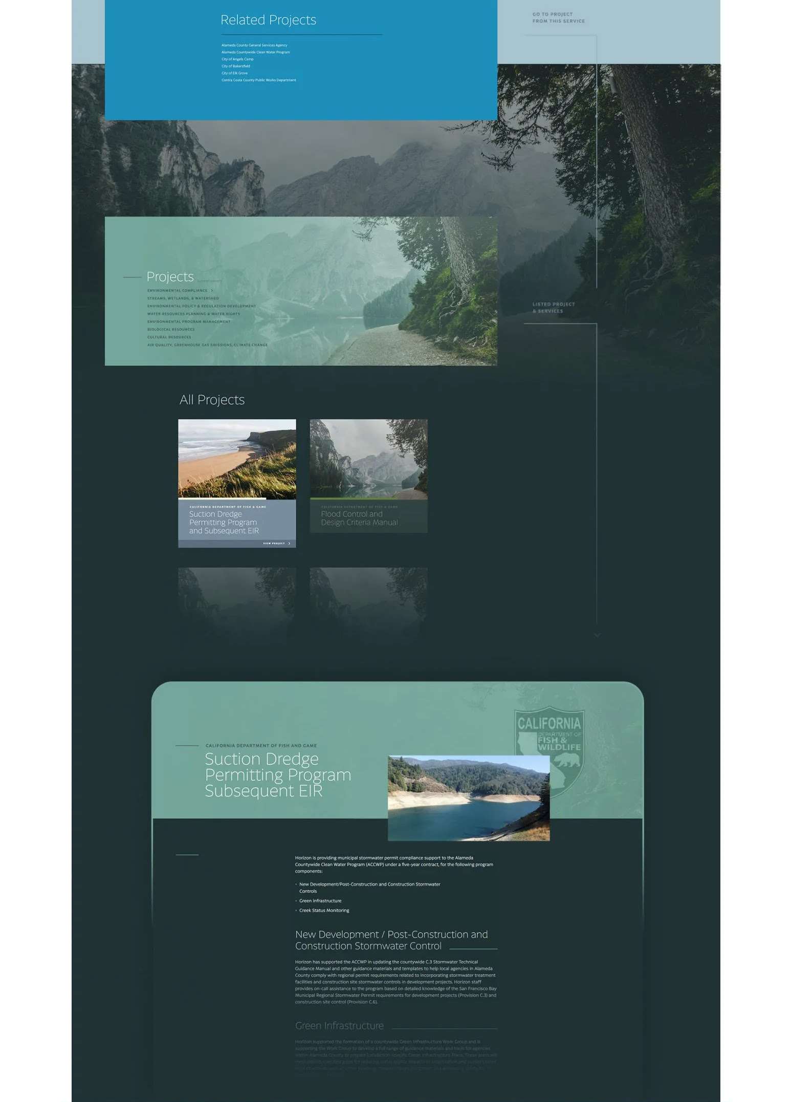 Joint Medias | Web design for Horizon Water & Management